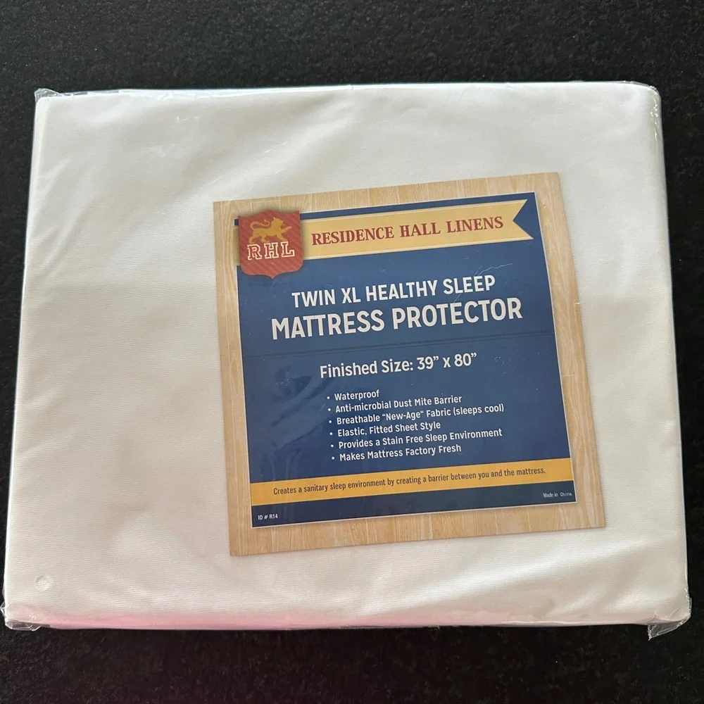 White Twin XL Mattress Protector